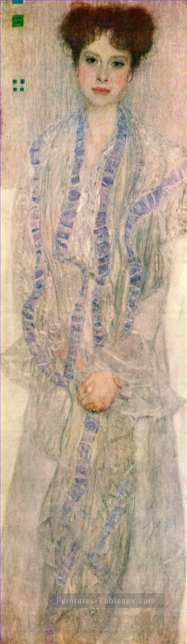 Portrait de Gertha Felssovanyi Gustav Klimt Peintures à l'huile